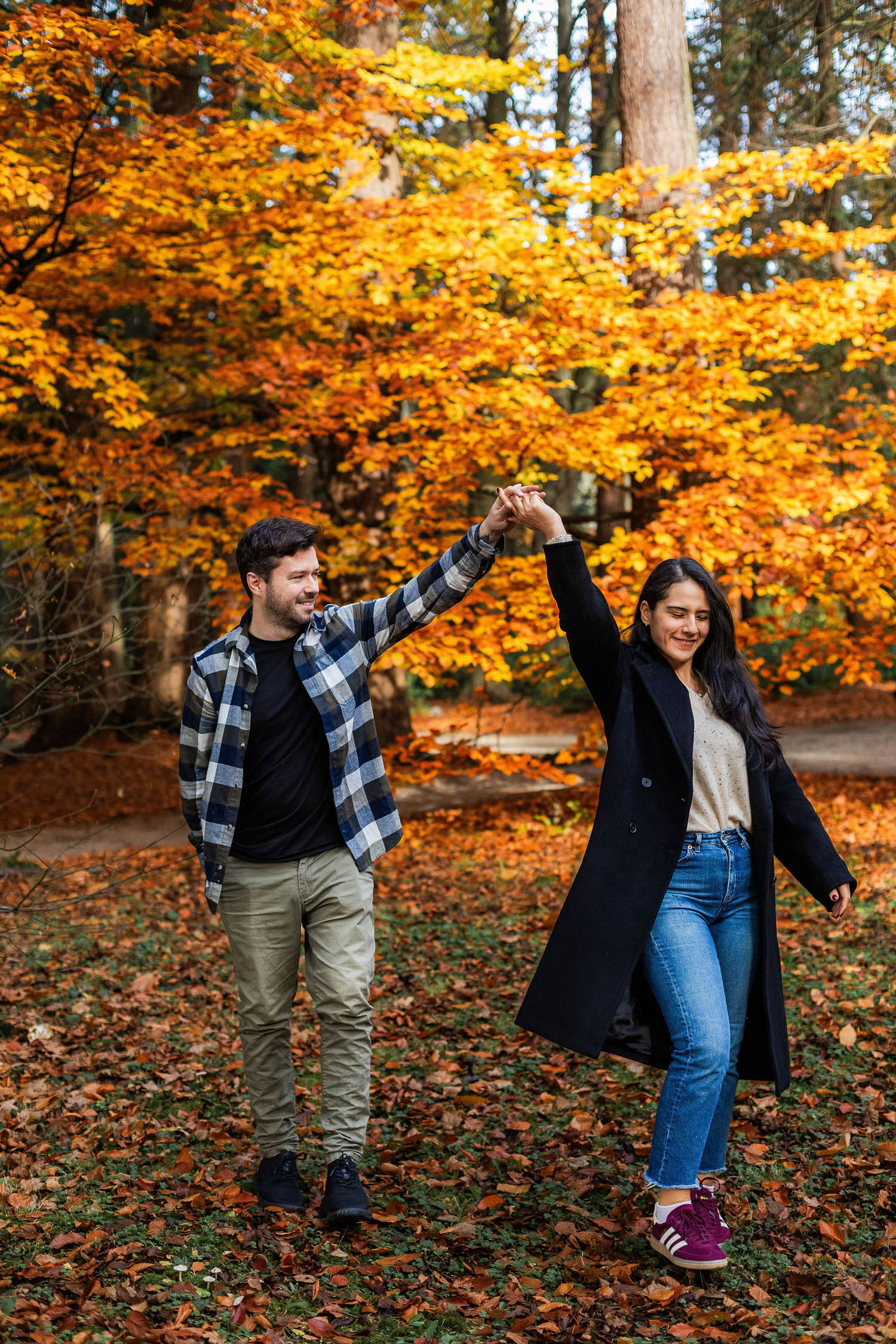 fall portrait session in vancouver