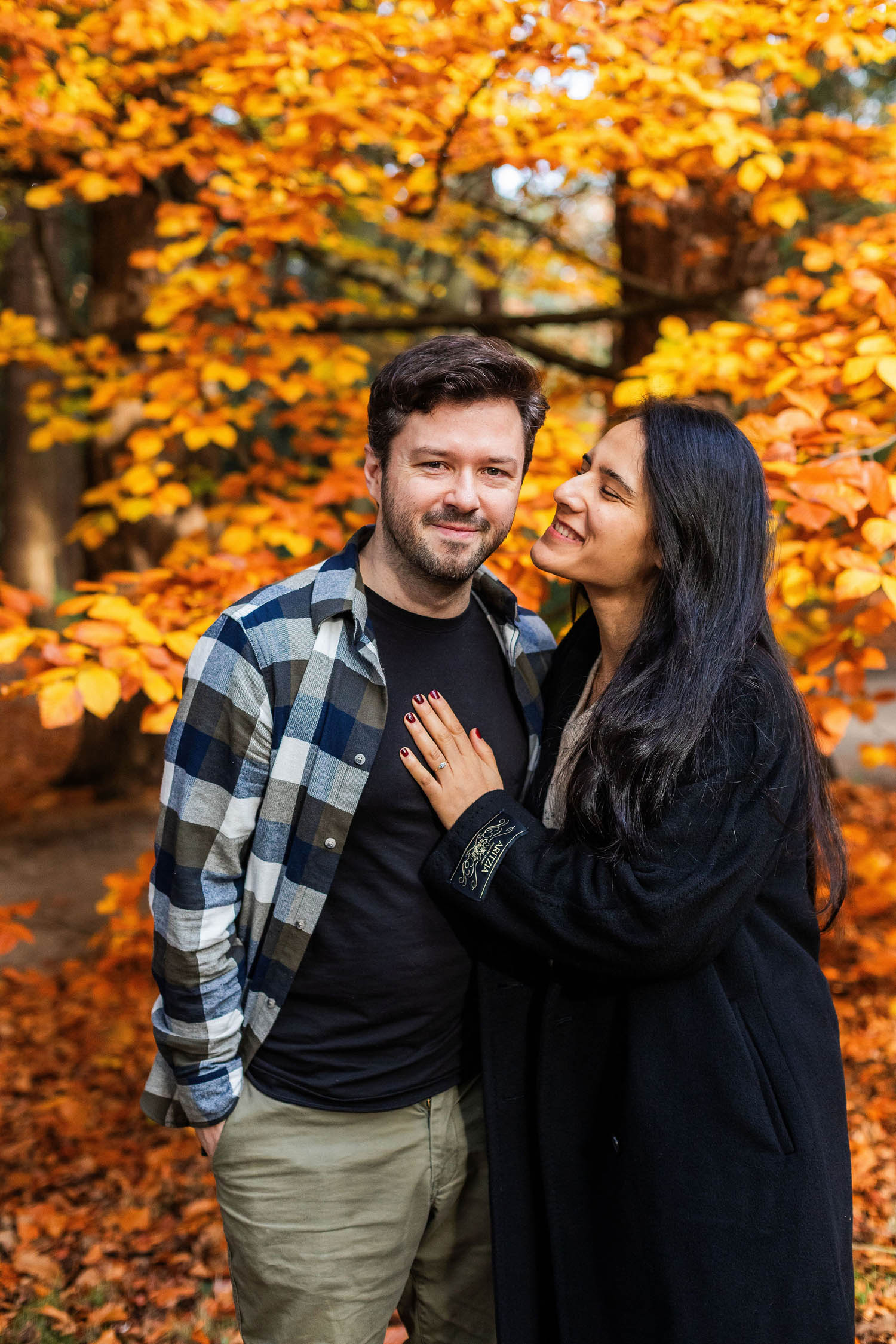 engagement photos in vancouver autumn