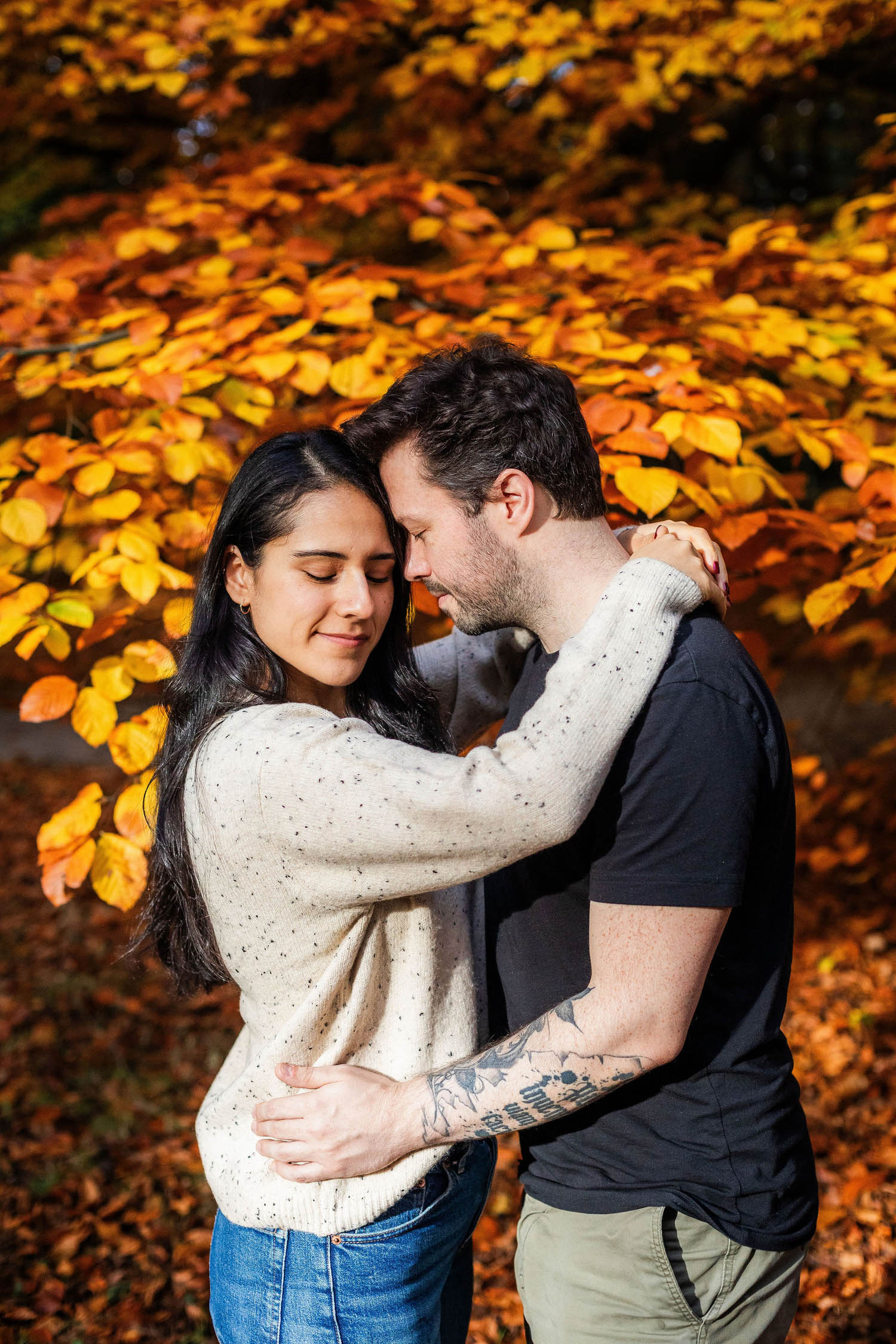vancouver couples portrait shoot at stanley park