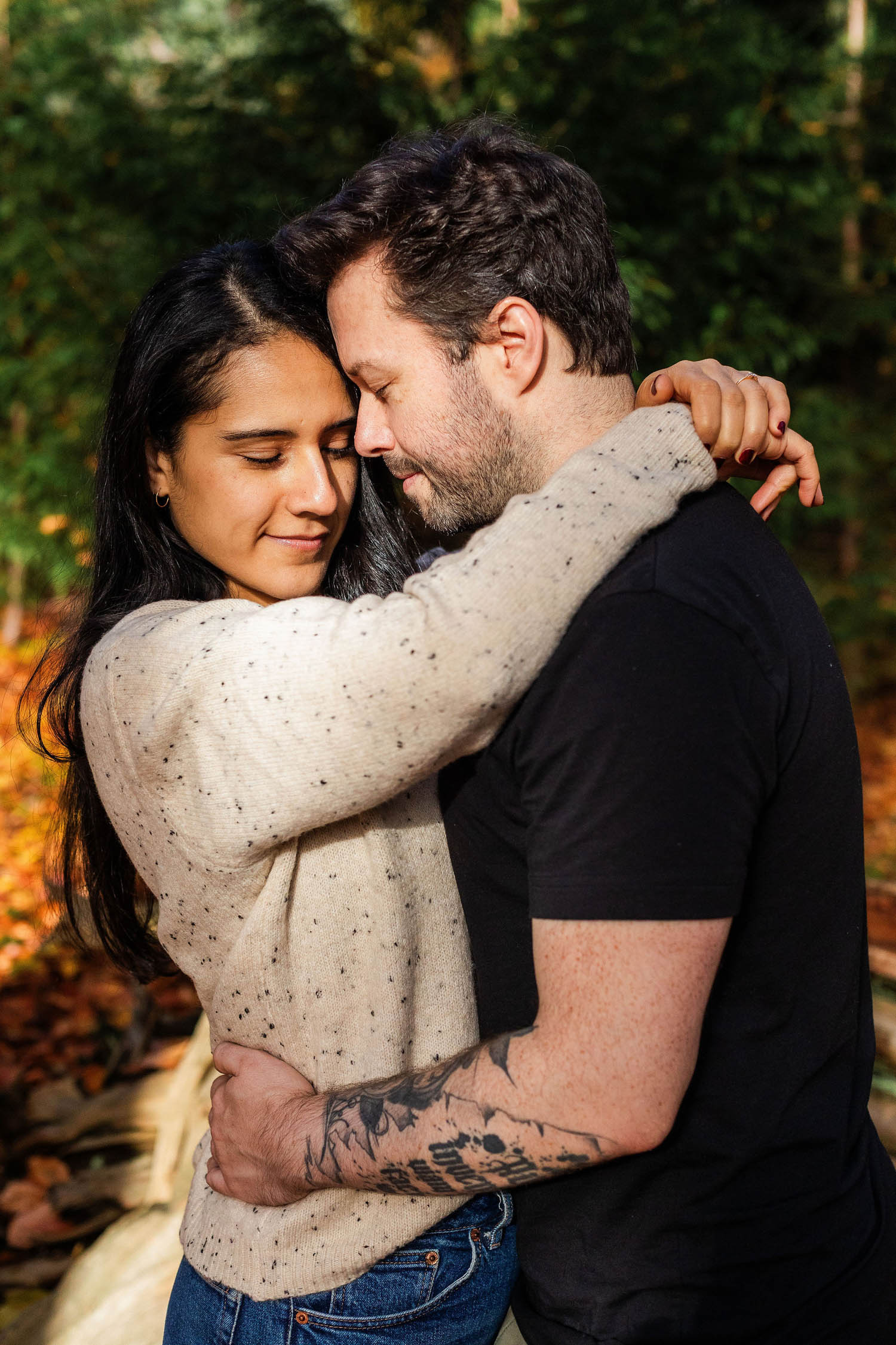 autumn at stanley park portrait shoot