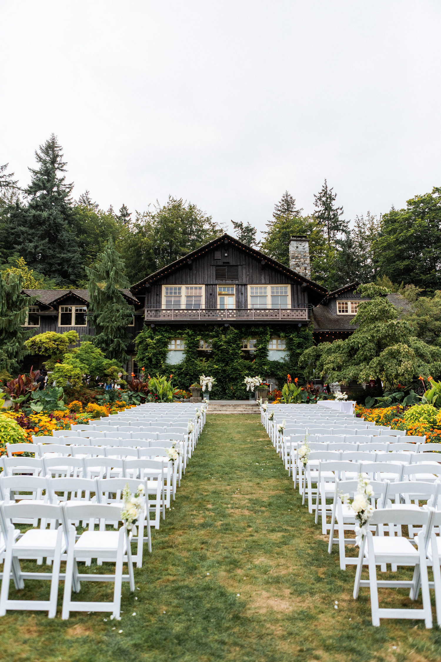 wedding ceremony space at stanley park pavilion